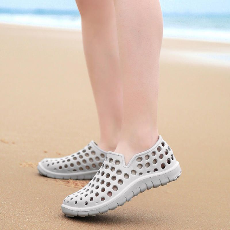 Hombres Casual Verano Hollow Outs Sandalias Zapatos De Playa Zapatos De Días Lluviosos