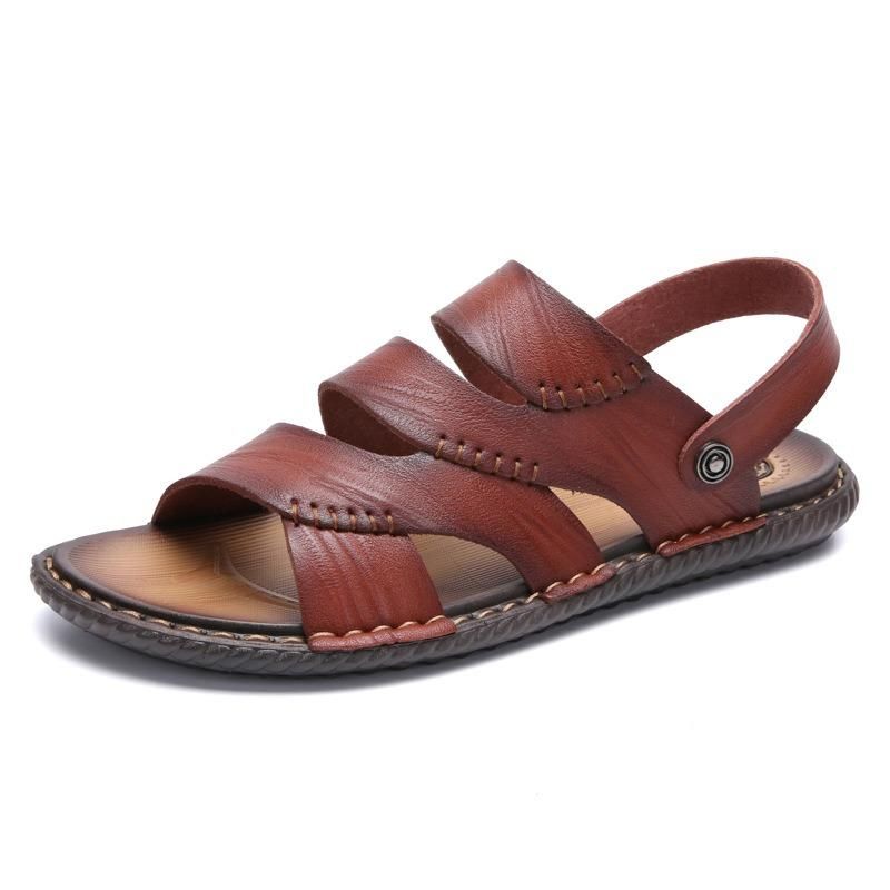 Hombres Hollow Out Casual Daily Sandals Zapatos De Playa