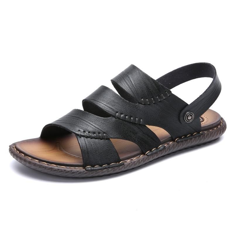 Hombres Hollow Out Casual Daily Sandals Zapatos De Playa