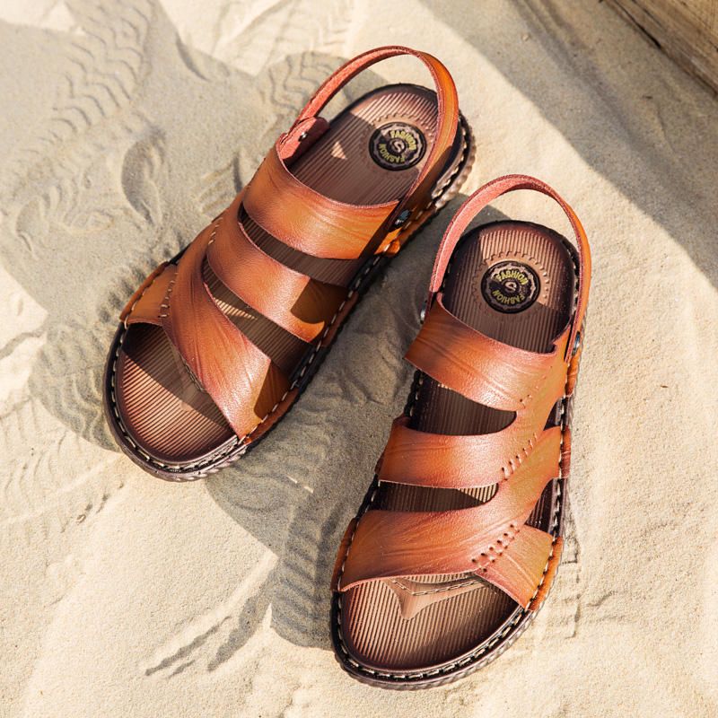 Hombres Hollow Out Casual Daily Sandals Zapatos De Playa