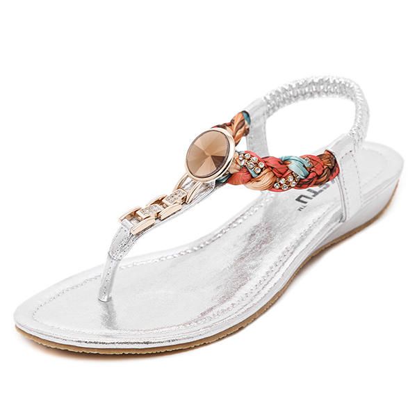 Mujeres Verano Plano Suave Casual Playa Bohemio Cómodo Sandalias Zapatos