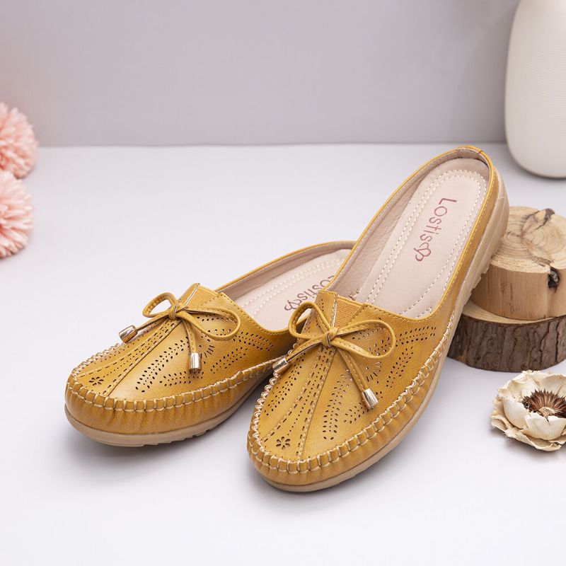 Sandalias Cómodas Casuales Huecas Con Decoración De Butteryfly Kont Para Mujer