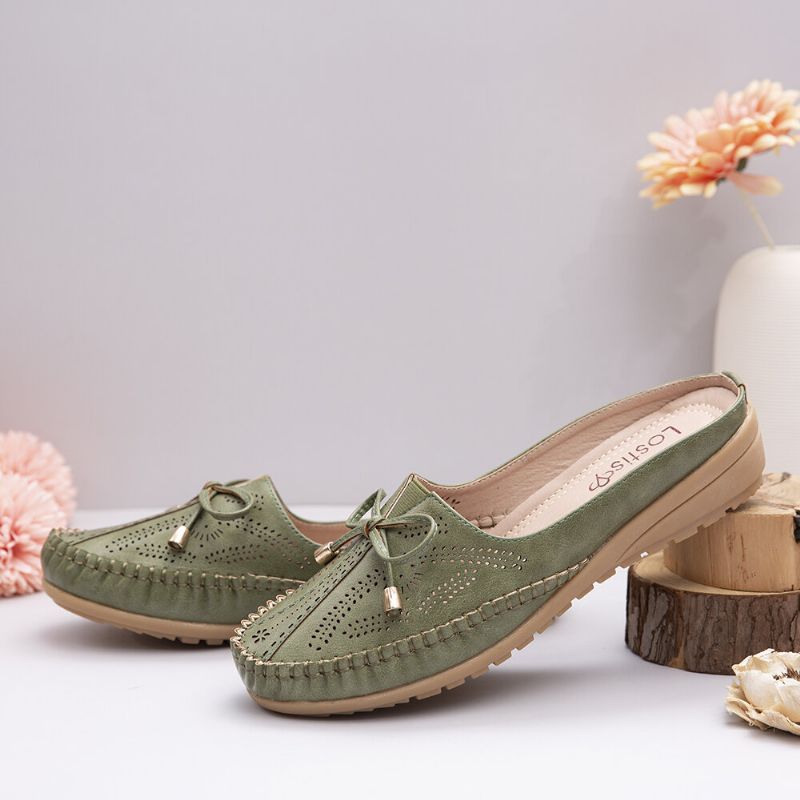 Sandalias Cómodas Casuales Huecas Con Decoración De Butteryfly Kont Para Mujer