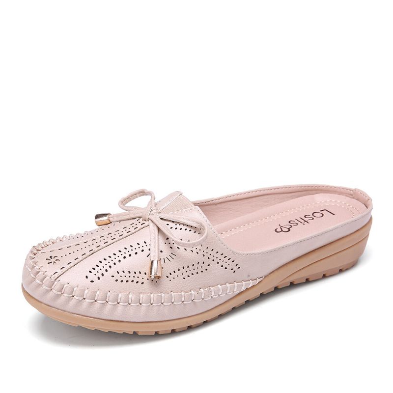 Sandalias Cómodas Casuales Huecas Con Decoración De Butteryfly Kont Para Mujer