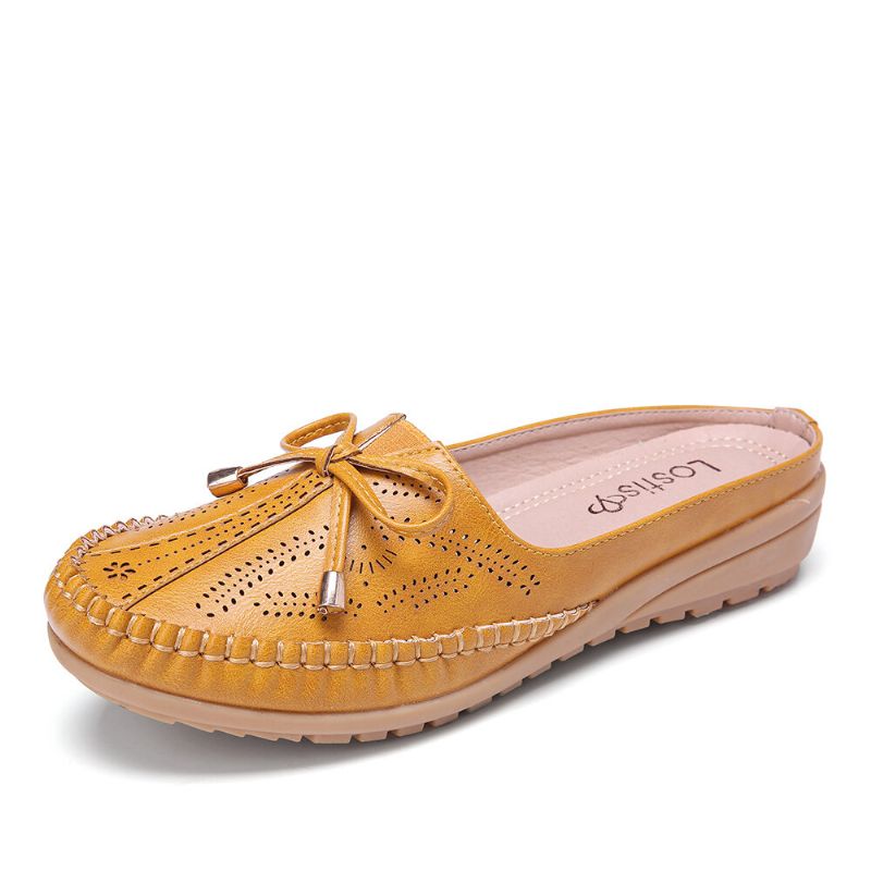 Sandalias Cómodas Casuales Huecas Con Decoración De Butteryfly Kont Para Mujer