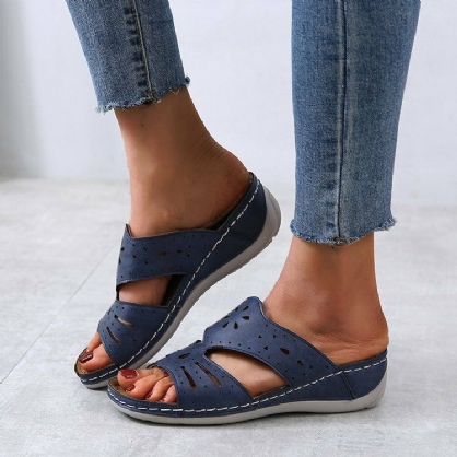 Sandalias De Cuña Para Mujer Cómodas Y Cómodas Antideslizantes Casuales