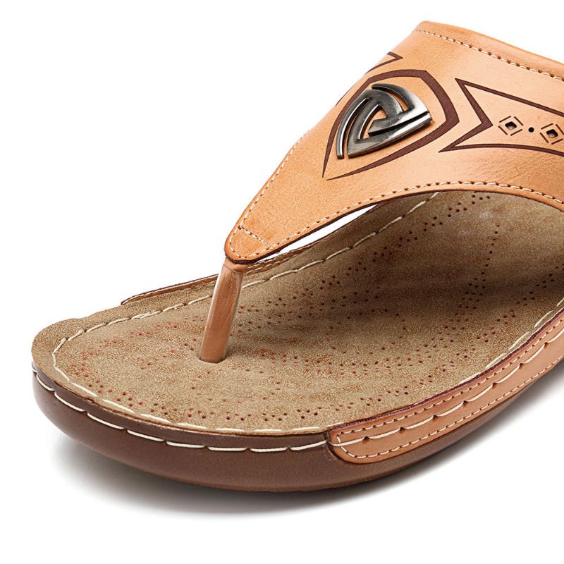 Sandalias Planas Con Chanclas De Playa Informales Suaves Para Mujer