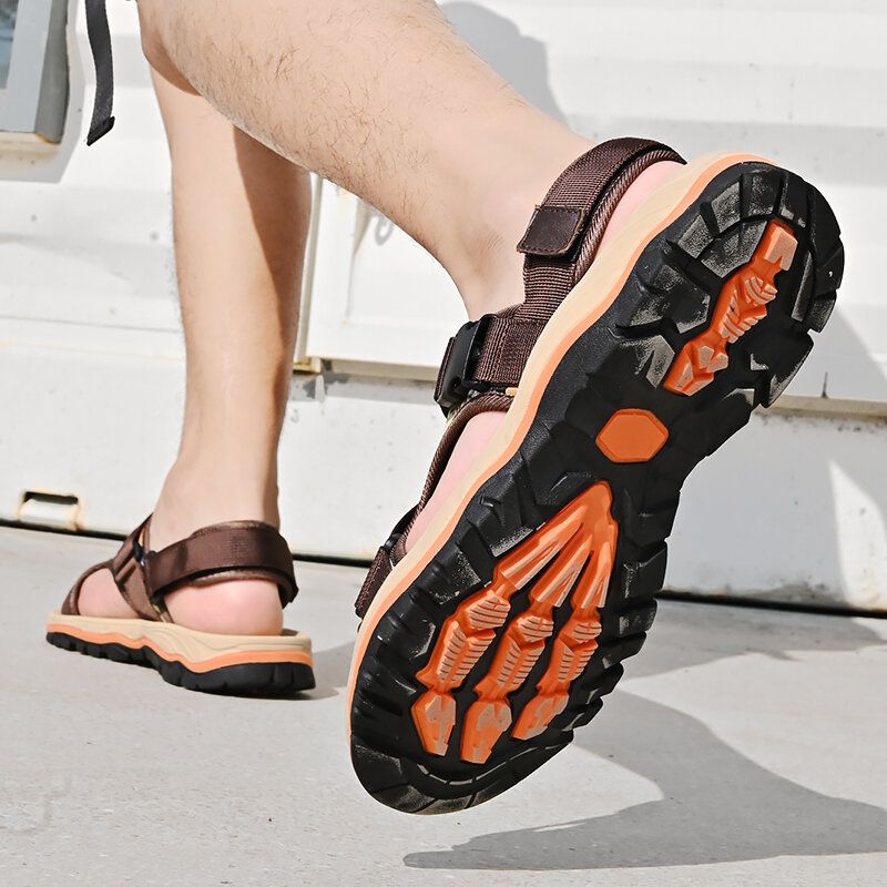 Sandalias De Playa De Bucle De Gancho Suave Informal Al Aire Libre De Verano Para Hombres