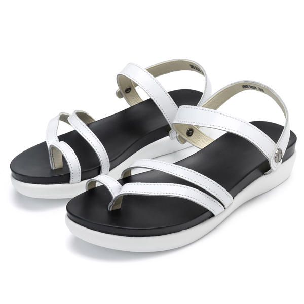 Verano Slingback Cuero Vestido Al Aire Libre Sandalias Casuales De Tacón Plano Con Tachuelas Para Mujer