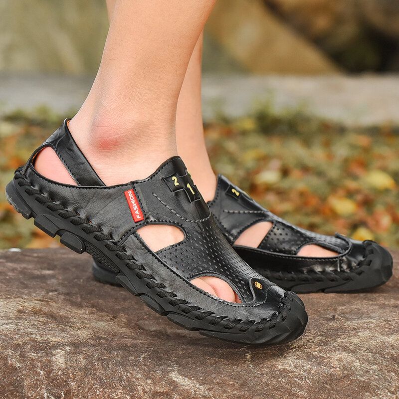 Zapatos De Playa Antideslizantes Para Exteriores Transpirables Informales Transpirables Con Parte Inferior Gruesa Para Hombre