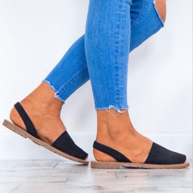 Zapatos De Sandalias Con Boca De Pez De Verano Para Mujer