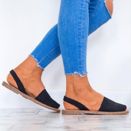 Zapatos De Sandalias Con Boca De Pez De Verano Para Mujer