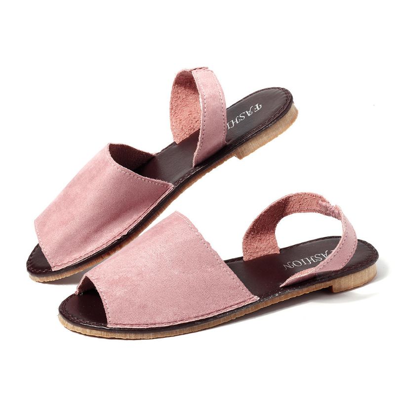 Zapatos De Sandalias Con Boca De Pez De Verano Para Mujer