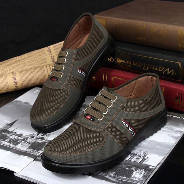 Calzado Casual Para Hombre Zapatillas Cómodas De Fondo Suave