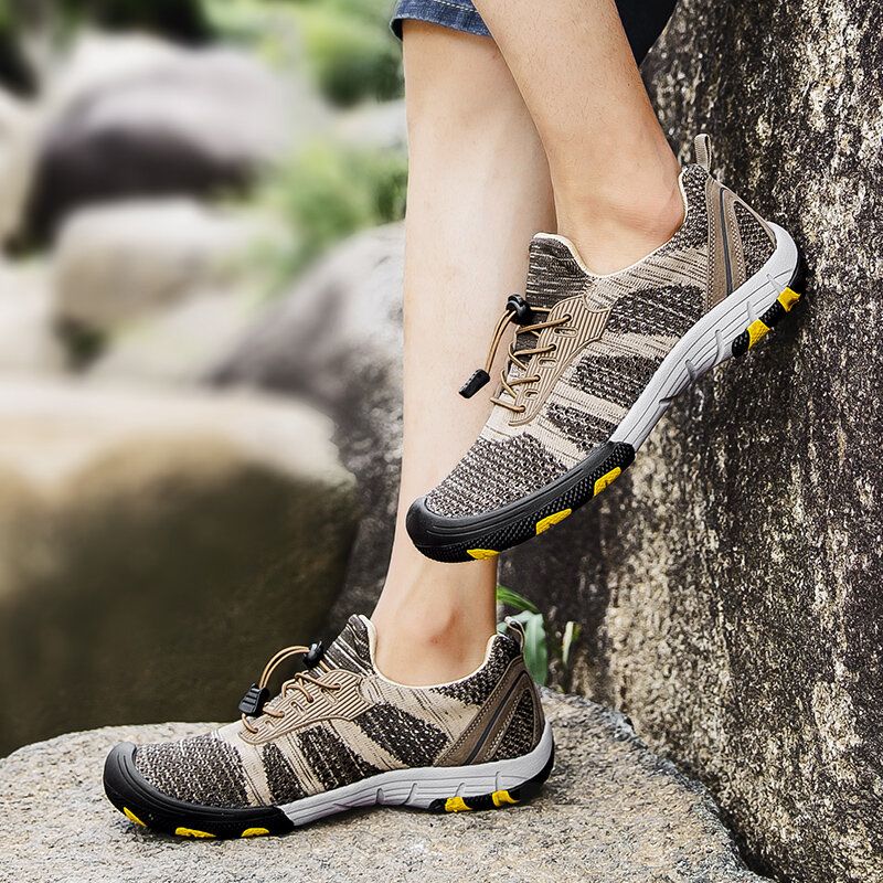 Calzado Deportivo Informal Antideslizante Transpirable Protegido Con Punta De Malla Para Hombre