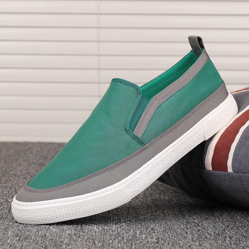 Hombres Cómodos Y Transpirables Slip On Casual Daily Canvas Sneakers