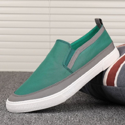 Hombres Cómodos Y Transpirables Slip On Casual Daily Canvas Sneakers