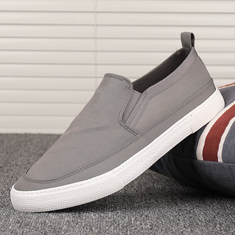 Hombres Cómodos Y Transpirables Slip On Casual Daily Canvas Sneakers