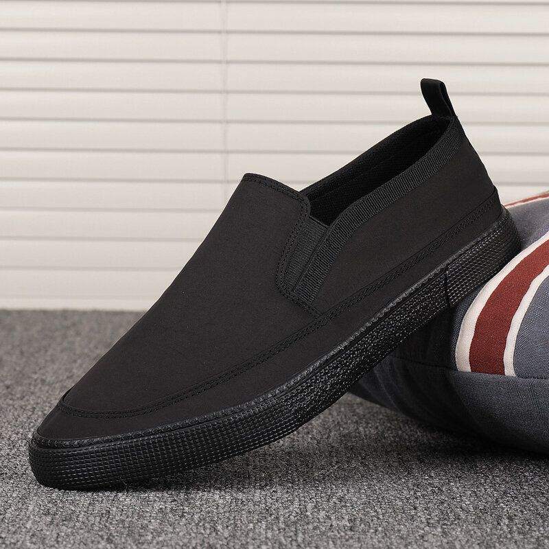 Hombres Cómodos Y Transpirables Slip On Casual Daily Canvas Sneakers