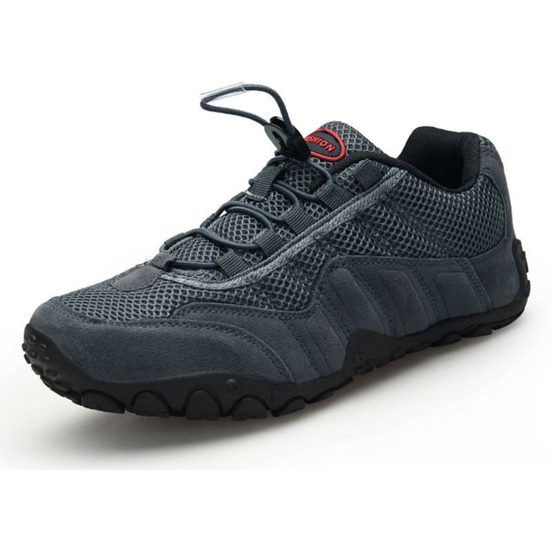 Hombres Soft Meh Suede Outdoor Senderismo Zapatillas Deportivas Zapatillas