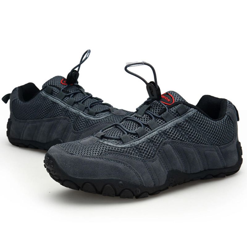 Hombres Soft Meh Suede Outdoor Senderismo Zapatillas Deportivas Zapatillas