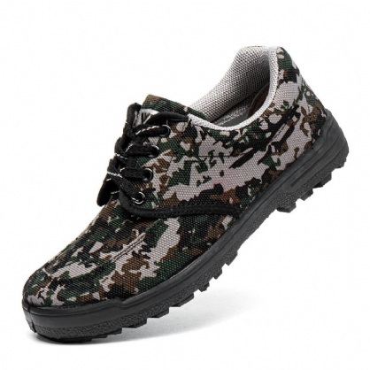 Zapatillas De Deporte De Camuflaje Para Hombre Zapatos De Estilo De Trabajo Suaves Y Transpirables Antideslizantes