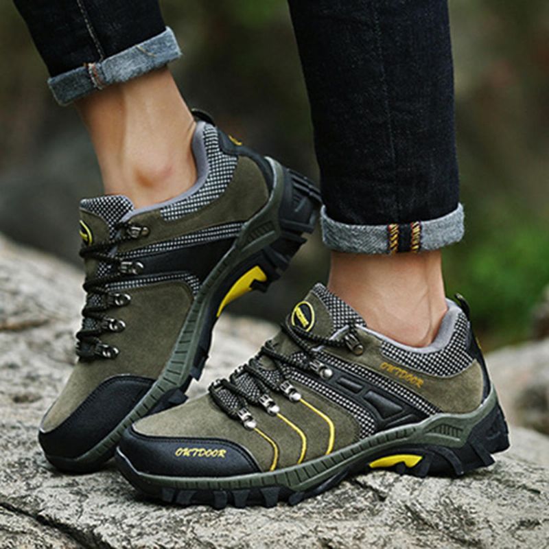 Zapatillas De Deporte Con Cordones Al Aire Libre Suaves Y Transpirables Para Hombres