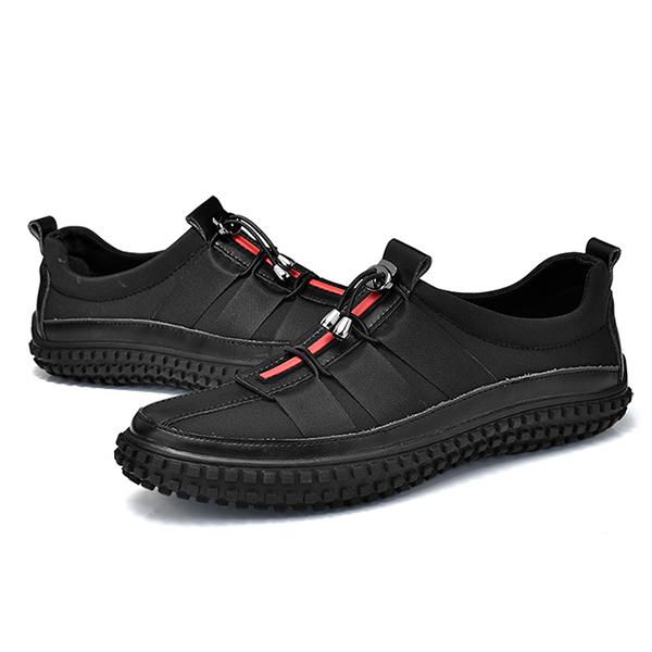 Zapatillas De Deporte Informales Con Cordones Elásticos Ajustables Y Transpirables Para Hombre