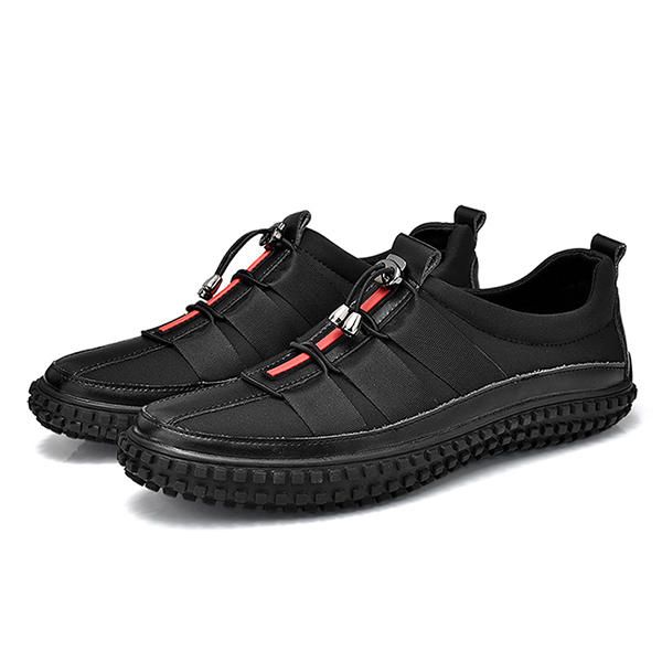 Zapatillas De Deporte Informales Con Cordones Elásticos Ajustables Y Transpirables Para Hombre