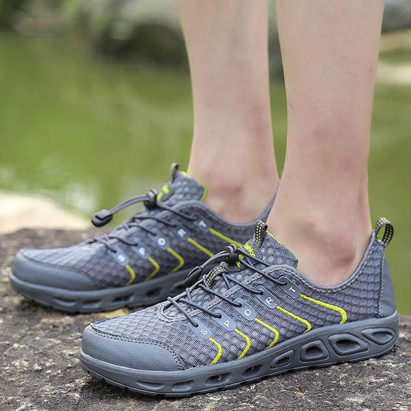 Zapatillas De Deporte De Malla Para Exteriores Transpirables Informales Para Hombre Zapatos Deportivos Cómodos