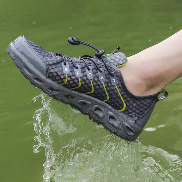 Zapatillas De Deporte De Malla Para Exteriores Transpirables Informales Para Hombre Zapatos Deportivos Cómodos