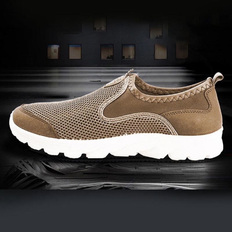 Zapatillas De Deporte De Malla Transpirables Para Correr Suaves Y Casuales Para Hombres