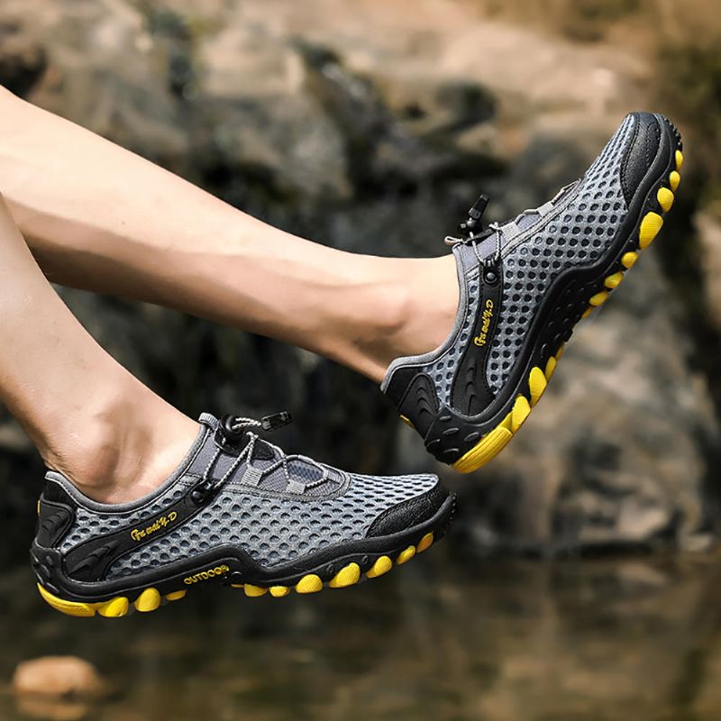 Zapatillas De Deporte Para Correr De Malla Transpirable Ligeras Y Cómodas Para Hombre