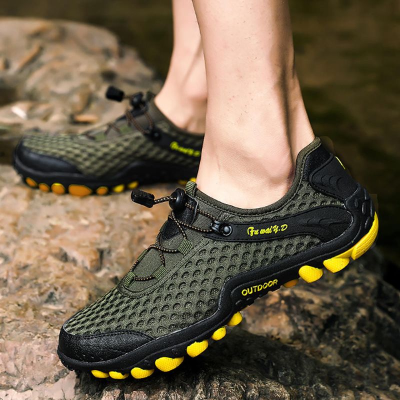 Zapatillas De Deporte Para Correr De Malla Transpirable Ligeras Y Cómodas Para Hombre