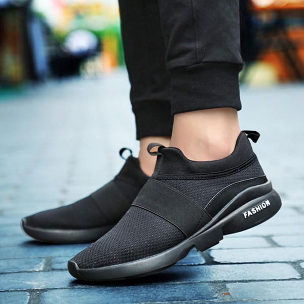 Zapatillas Deportivas Cómodas Con Cojín En El Tobillo Para Hombre