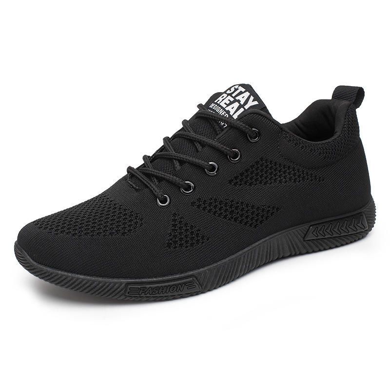 Zapatillas Deportivas De Correr Ligeras De Punto Transpirables Para Hombre