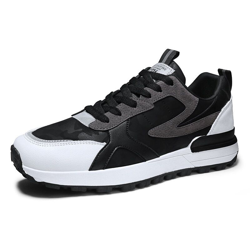 Zapatillas Deportivas Gruesas Informales Deportivas Ligeras Con Cordones Para Hombre