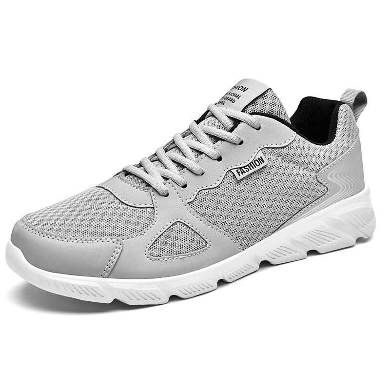 Zapatillas Deportivas Informales Ligeras Y Transpirables Con Panel De Malla Para Hombre