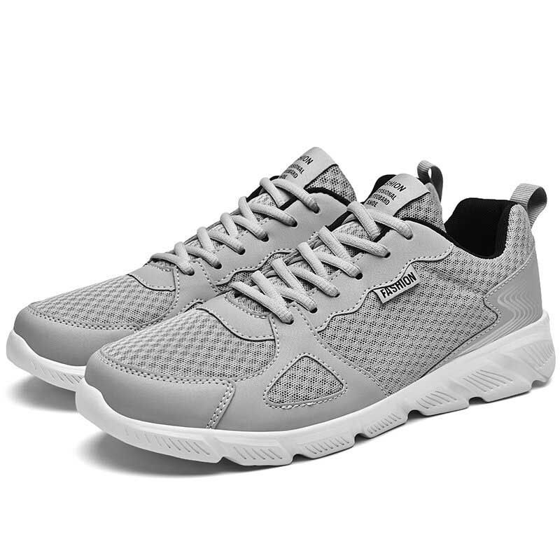 Zapatillas Deportivas Informales Ligeras Y Transpirables Con Panel De Malla Para Hombre