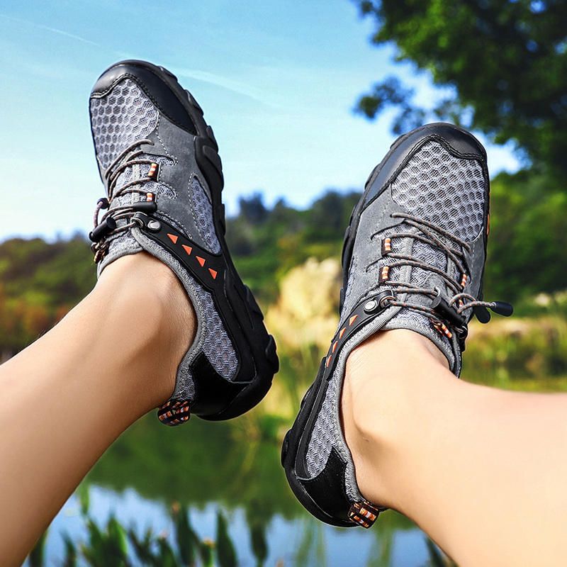 Zapatillas Deportivas Informales Ligeras Y Transpirables Para Correr De Malla Para Hombre