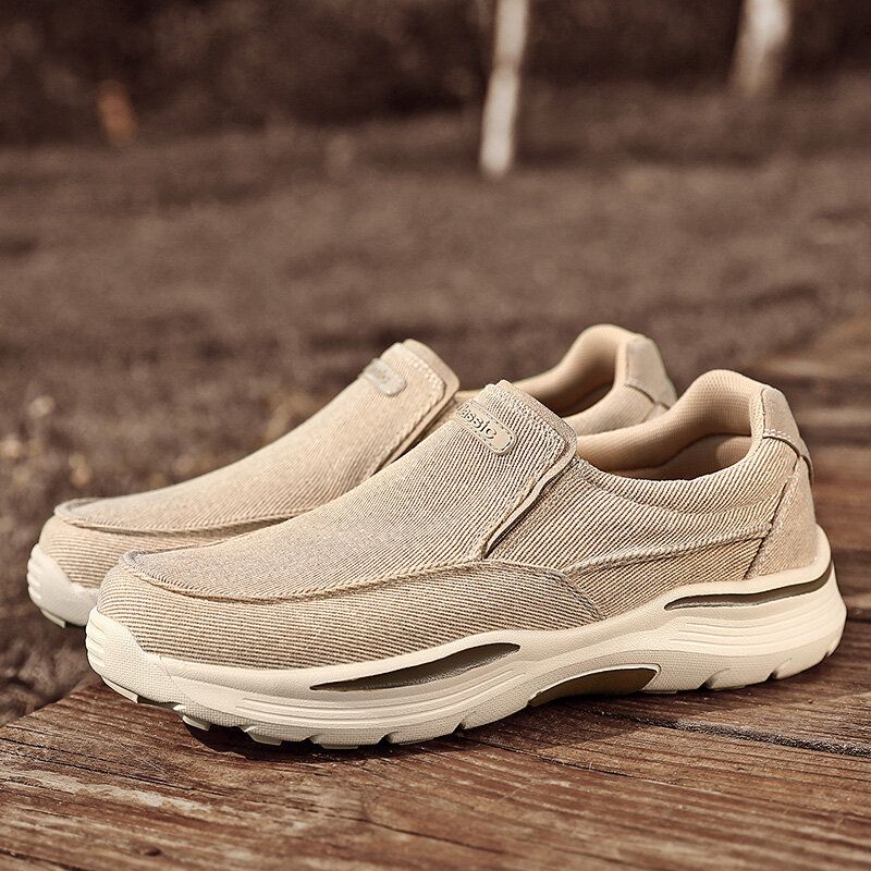 Zapatillas Deportivas De Mezclilla Informales Con Plataforma Liviana Y Cómoda Para Hombre