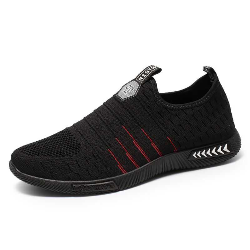 Zapatillas Deportivas Deportivas Para Correr Informales Suaves Y De Punto Ligero Para Hombre