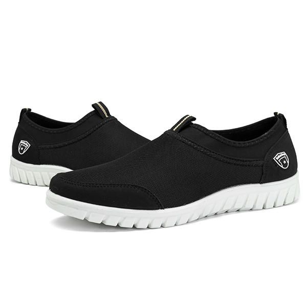 Zapatillas Deportivas De Tela Transpirable Con Suela Blanda Para Hombre