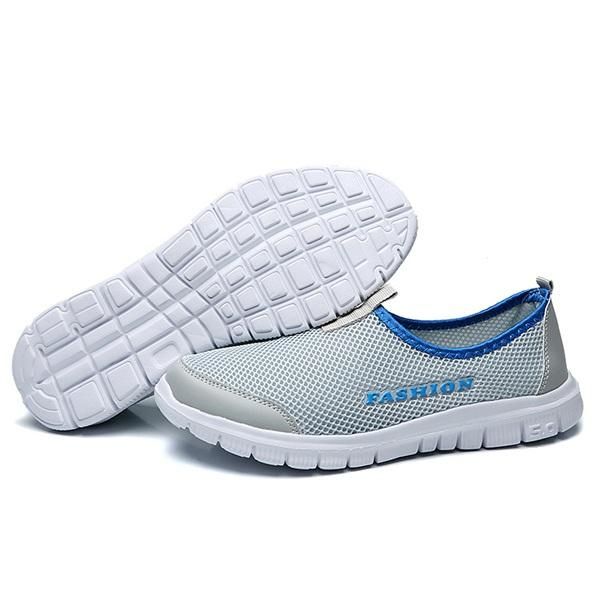 Zapatillas Informales De Malla Transpirable Para Hombre