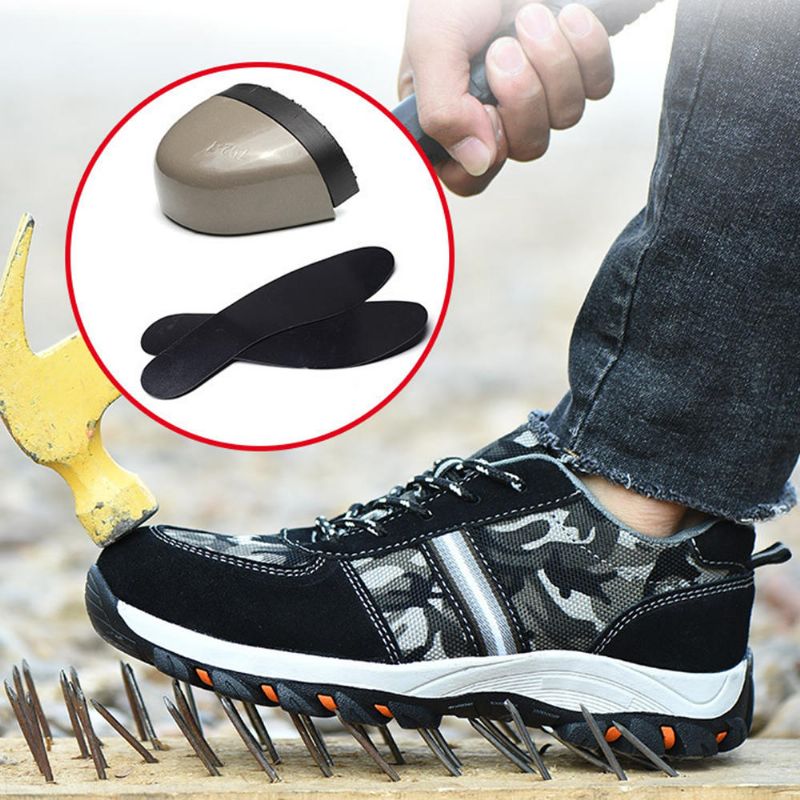 Zapatillas De Senderismo Al Aire Libre Antideslizantes De Camuflaje De Malla Transpirable Para Hombre