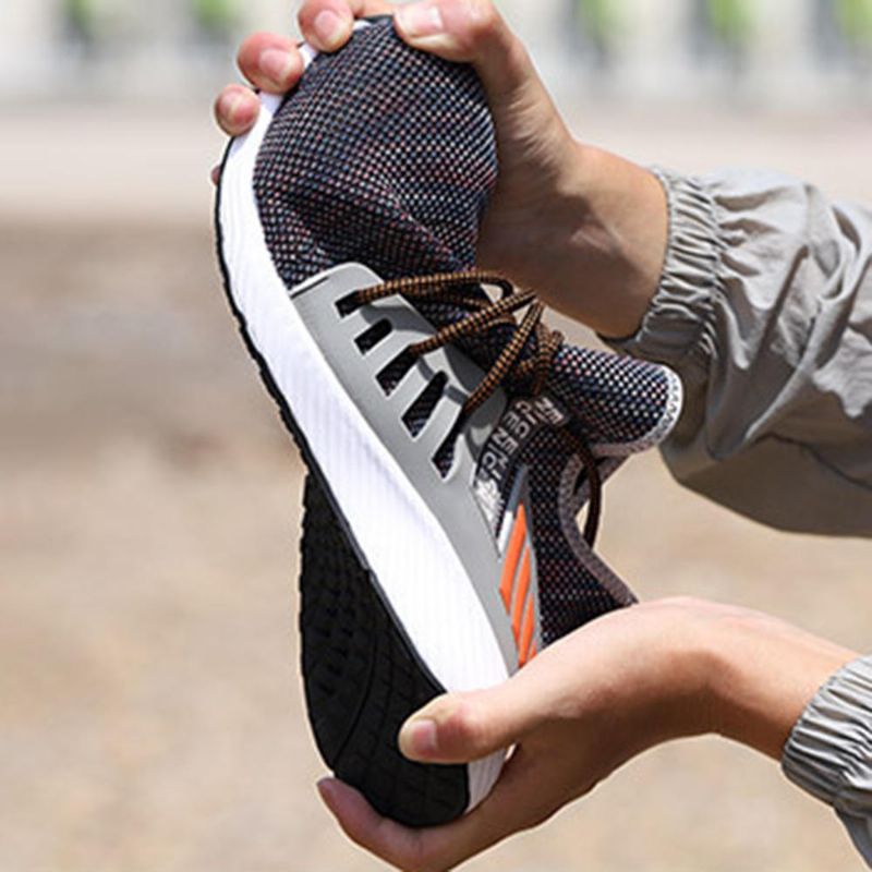 Zapatillas De Trabajo De Seguridad Con Punta De Acero Suave De Punto Transpirable