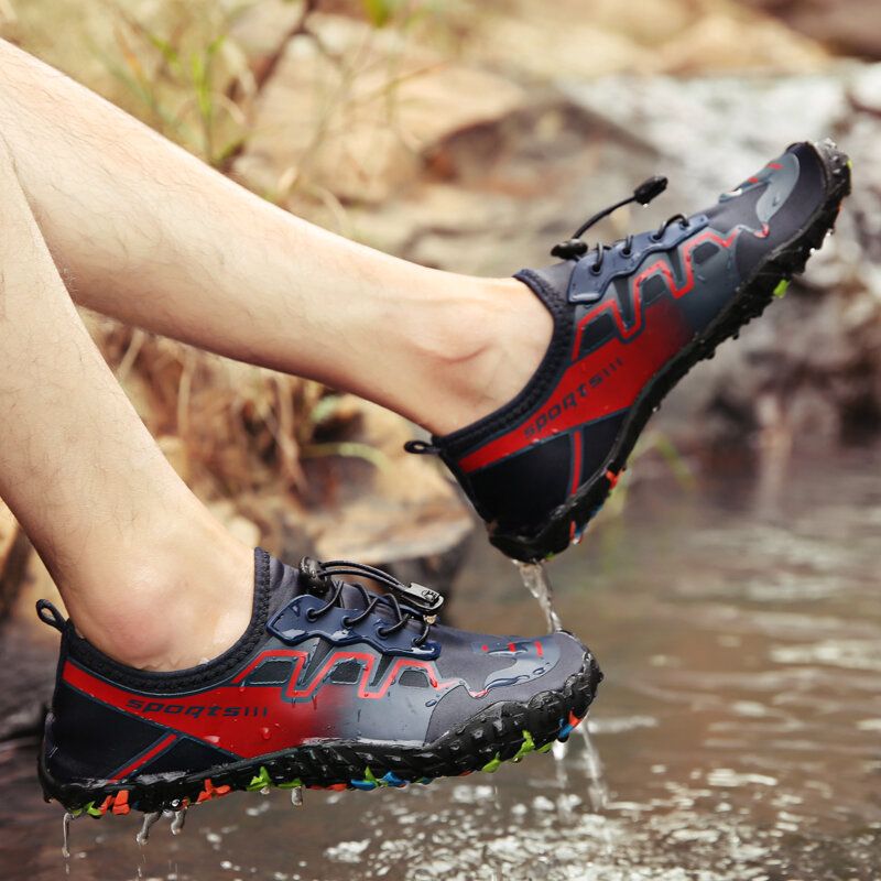 Zapatos De Buceo De Agua De Secado Rápido Transpirables Antideslizantes Para Hombres De Tela Elástica Para Exteriores