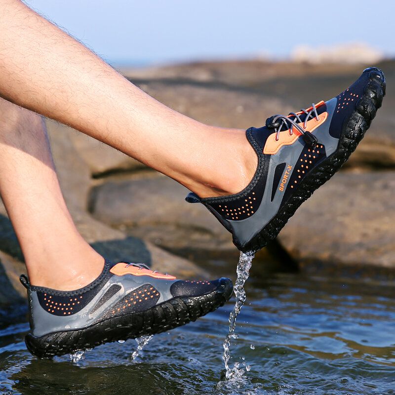 Zapatos De Buceo De Agua De Secado Rápido Transpirables De Tela Elástica Para Hombre