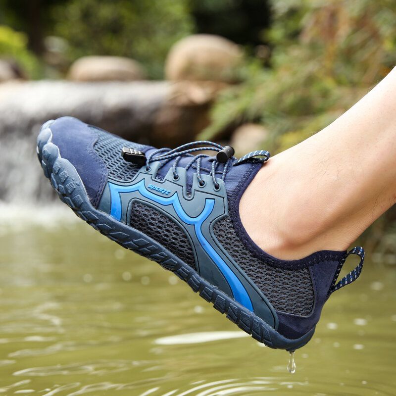 Zapatos De Buceo Antideslizantes De Malla De Secado Rápido Para Hombres Al Aire Libre