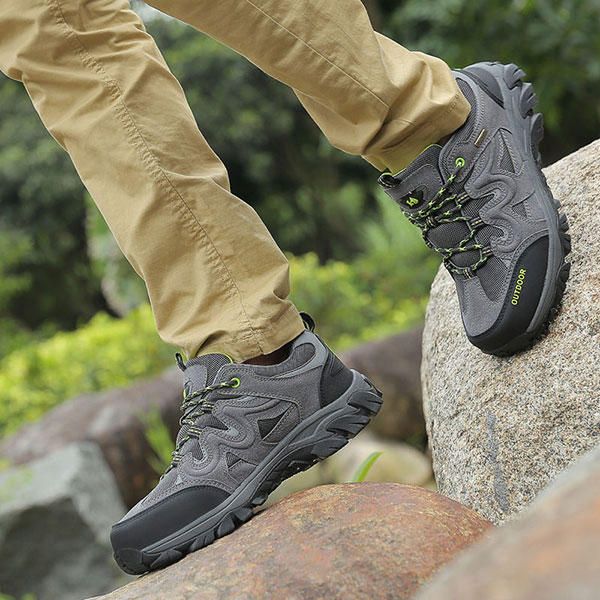 Zapatos Deportivos De Senderismo Al Aire Libre Con Suela Cómoda Resistente Al Desgaste Para Hombres De Gran Tamaño